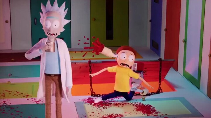 【Rick and Morty】Official New Short Film Fake Doors! The grandfather and grandson came to a room full