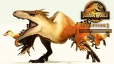 Gigantoraptor vs Velociraptor - Jurassic World Evolution 2 [4K]