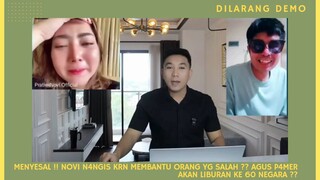 Novi nangis karena bantu orang yang salah