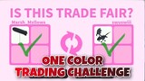 ONE COLOR TRADING CHALLENGE IN ADOPT ME WITH HIM! 💓