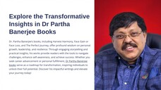 Explore the Transformative Insights in Dr Partha Banerjee Books