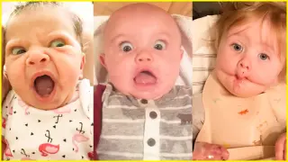 Try not to Laugh Best Reaction of Cutest Babies - Peachy Vines