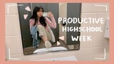 PRODUCTIVE SCHOOL WEEK IN MY LIFE 📚 highschool exams/midterms