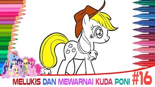 Mari Menggambar dan Mewarnai Kuda Poni Bersama dengan Mudah | Menggambar, Mewarnai untuk Balita, #16