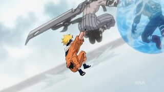 The magic version of Naruto, Naruto used the Thousand Years of Death on Zabuza, but was blown away b