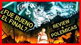 🔴 ¿FUE BUENO EL FINAL DE SNK? || REVIEW DEFINITIVO: ATTACK ON TITAN || CARTA DE DESPEDIDA