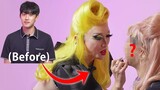 Korean Teens Try Out Drag Queen's Outfit!!!