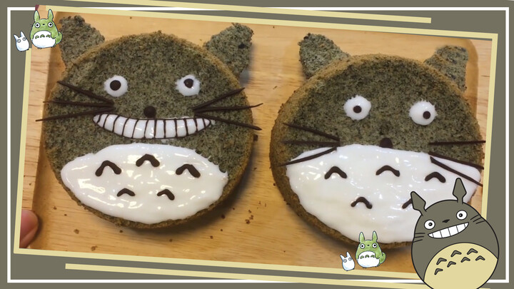 [Makanan] Cara Membuat Kue Chiffon Biji Wijen Hitam Bentuk Totoro