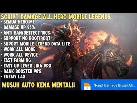 Script Damage Mobile Legends + Attack Speed No Password Patch Terbaru | Mobile Legends