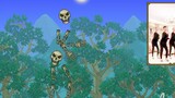 [Terraria] This Skeleton King took advantage of the up not paying attention and called his buddies t