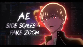 After Effects Smooth Side Scales and Fake Zoom Tutorial