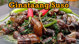 Ginataang Suso(Freshwater Snail) with Fern Salad