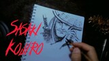 menggambar karakter dari anime record of ragnarok