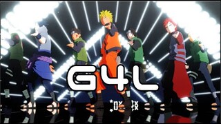 G4L【NARUTO MMD】NARUTO*SASUKE*GAARA*SAI*SHIKAMARU*KIBA*NEJI