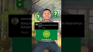 Kenapa Muhammadiyah LEBARAN DULUAN? Bareng gak nih? Kamu lebaran kapan? #shorts