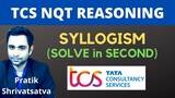 TCS NQT Reasoning : Syllogism | Solve Syllogism in Easiet Way | Pratik Shrivastava