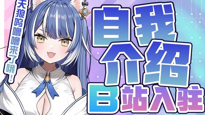 【B站入驻自我介绍】帅气又可爱的天狼星警狼来B站啦！【天狼呜噜噜】