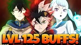 LEVEL 125 TRANSCENDENCE, EVERY UNIT IN THE GAME GOT BUFFED! NEW PVE/PVP BUFFS - Black Clover Mobile
