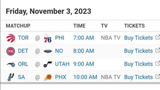 NBA Picks l November 3, 2023 l Philippine Time | Pinoy Silent Picks