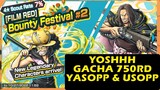 GACHA Usopp & Yasopp Film Red With 750RD | One Piece Bounty Rush