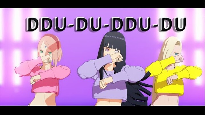 DDU-DU-DDU-DU【NARUTO MMD】HINATA*SAKURA*INO