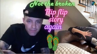 Mgl- Michelle Goes Live reuses the broken Old Navy flip flop lie as an excuse for falling 🤣