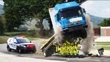 Fastest Extremely Dangerous Idiots in Truck Fails Compilation - Heavy Equipment Excavator Fail Skill
