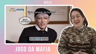 REAGINDO À 'ATEEZ SENDO UMA BAGUNÇA NO JOGO DA MÁFIA'