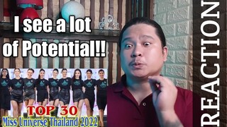 OFFICIAL TOP 30 MISS UNIVERSE THAILAND 🇹🇭 2022 REACTION || Jethology