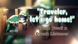 •° "How much have you drink?" Drunk Venti x Drunk Traveler ^^ | Genshin Impact ASMR°•