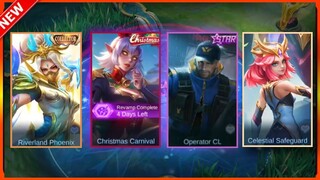 BRAND NEW EFFECTS OF COLLECTOR AND STARLIGHT +  REVAMPED CHRISTMAS CARNIVAL SKINS | MLBB