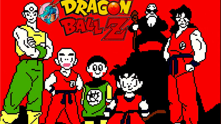 [Gaya Pixel] Lagu tema "CHA-LA HEAD-CHA-LA" dari "Dragon Ball Z" oleh Kageyama Hironobu