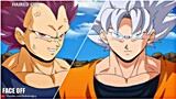 Ultra Instinct Goku Vs Ultra Ego Vegeta | Face Off ( Fan Animation )
