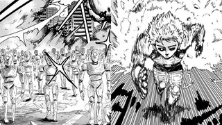 One Punch Man, Bab 142 dari karya aslinya, Gon berubah menjadi pasukan dewa mesin dalam sekejap, dan