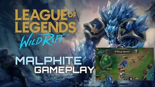 MALPHITE GAMEPLAY ("THE HULK SMASH") Lol Wildrift