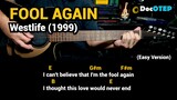 Fool Again - Westlife (Easy Guitar Chords Tutorial with Lyrics) part 3 SHORTS REELS
