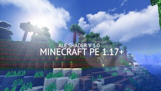 SHADER RINGAN MCPE TAPI KEREN BENER AIR DAN LANGITNYA !!! Ale Shader MCPE  1.17+