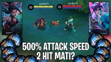 Hanabi Revamp Vs Wanwan 500% Attack Speed - Mobile Legends