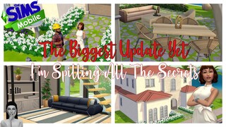 THE SIMS MOBILES BIGGEST UPDATE YET,  I HAVE ALL YOUR SPOILERS HERE 5/8/2020