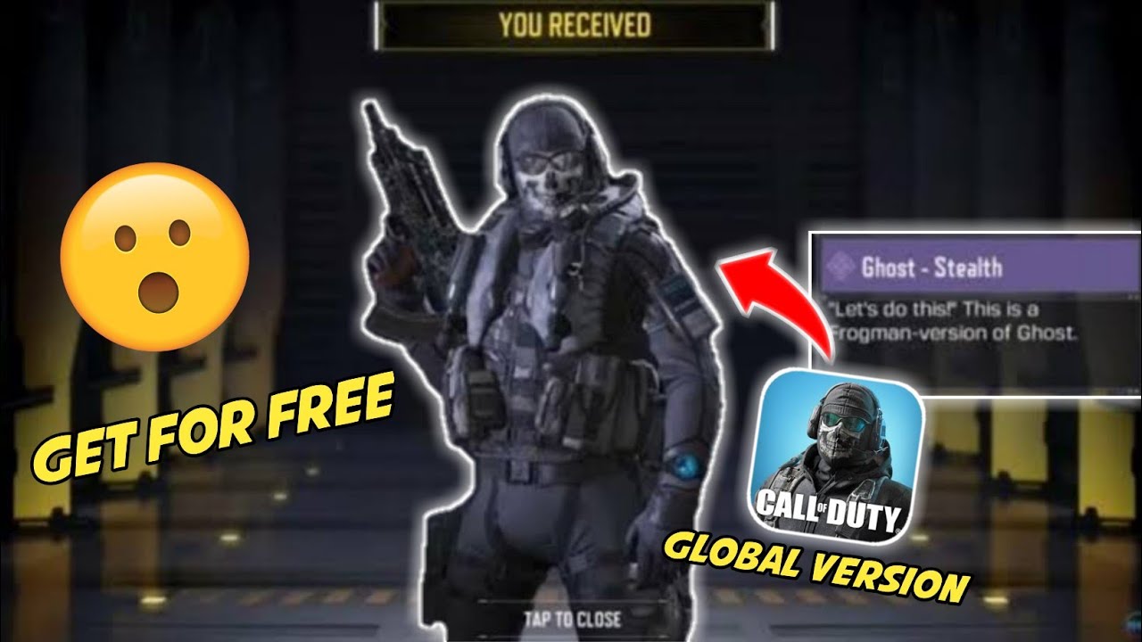 How to get the Ghost - Stealth skin for free in Call Of Duty Mobile