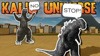 NOOB TRIES TO EXPLOIT IN KAIJU UNIVERSE! | Roblox Kaiju Universe