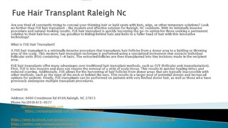 Fue Hair Transplant Raleigh Nc