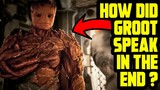 How Did Groot Speak in the End of Gaurdians of the Galaxy 3 ?