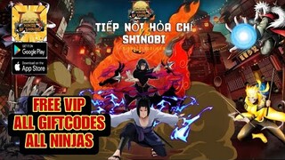 Nindo Shinobi Gameplay V28 & All Ninjas & All 7 Giftcodes - Naruto RPG Game Android