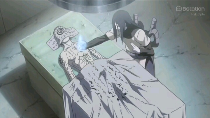 SASUKE MUAK DENGAN PERCOBAAN OROCHIMARU