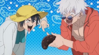 Riko and Gojo at the beach - Jujutsu Kaisen Season 2 Funny Clip
