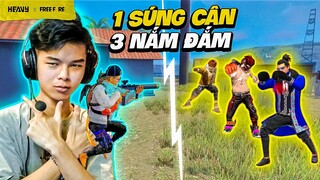 TN lần đầu cân 3 trong tử chiến phiên bản vòng quay nâng cấp | HEAVY Free Fire
