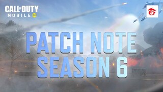 LIMITED TIME USE OF...! FULL PATCH NOTES FOR SEASON 6 [2022] in COD MOBILE!