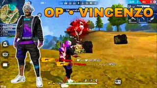 OP•VINCENZO BEST GAMEPLAY-HIGHLIGHTS | OVER POWER | FREE FIRE