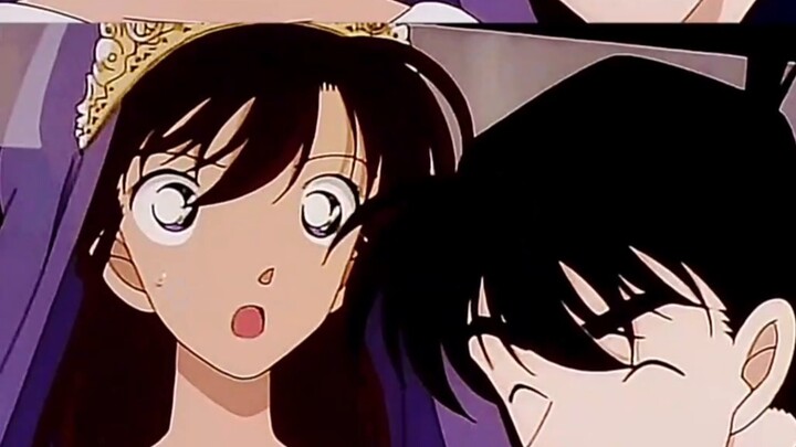 Kazuha: "Heiji, kenapa kamu mengecat wajahmu begitu putih?"... Megure: "Hei, kita punya cukup banyak